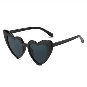 Black Heart Shaped Sunglasses